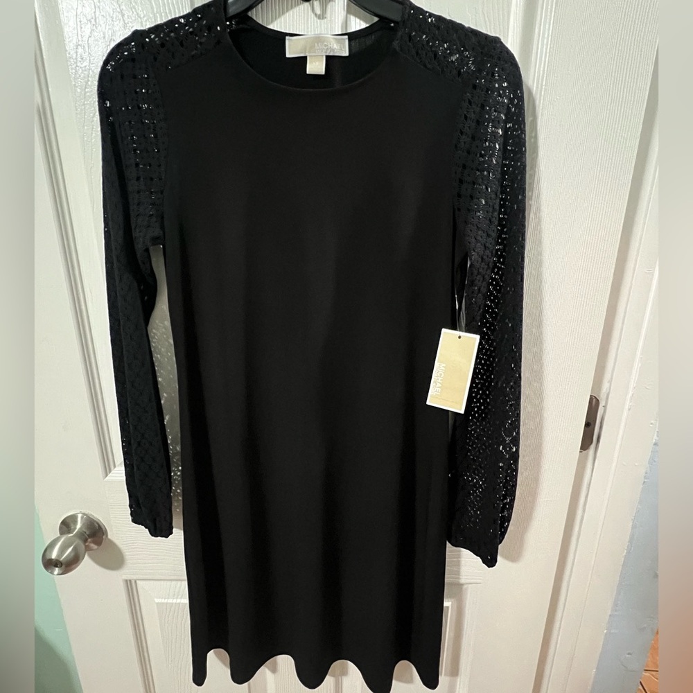 Michael Kors Women's Mid Length Lace Long Sleeve Dress. Size XS. NWT
